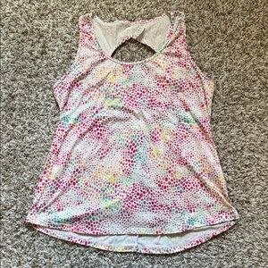 Colorful Polka Dot Activewear Tank